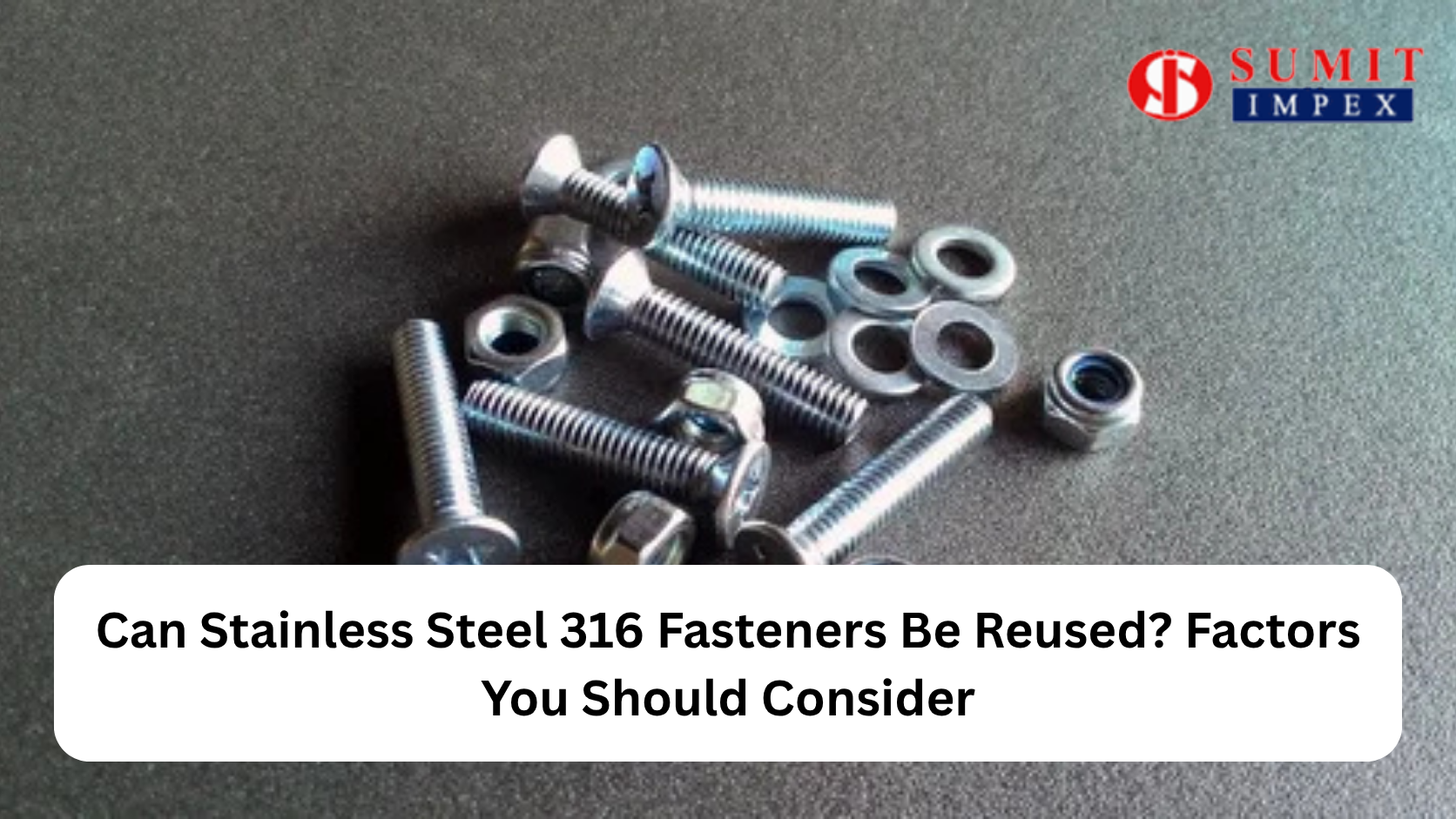 Stainless steel 316 fasteners